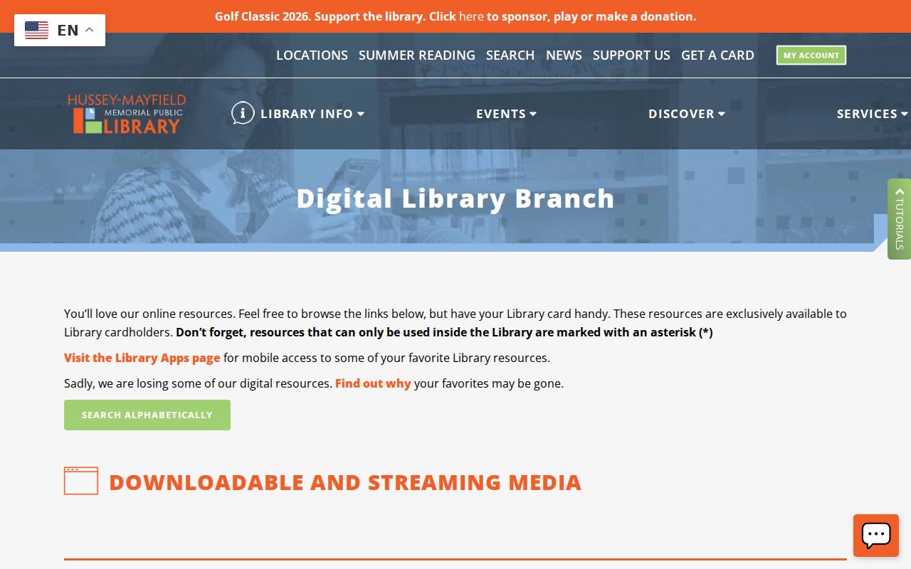 Zionsville library digital research resources