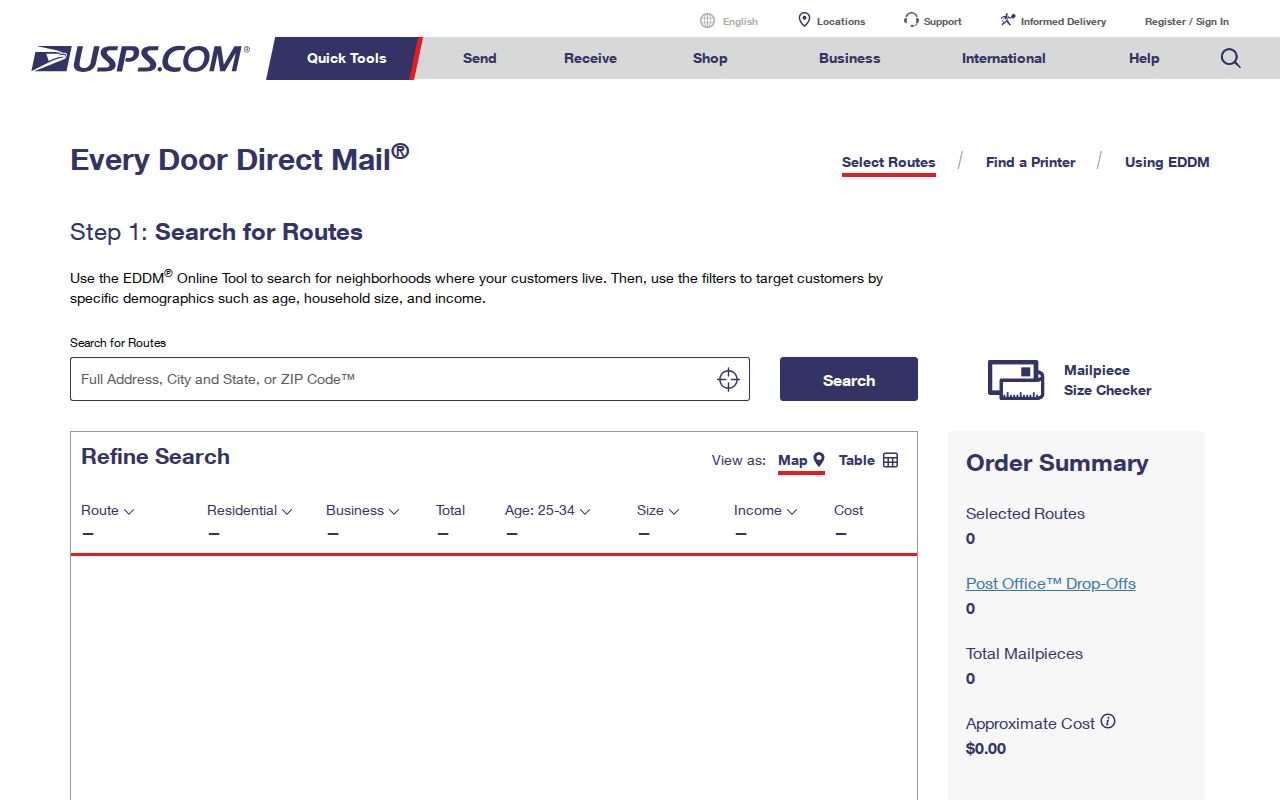 USPS ZIP and delivery route map for checking Zionsville postal geography